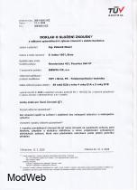 Osvědčení elektro 194/2022 Ing. Mazel