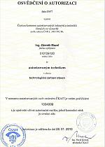 Osvědčení o autorizaci č. 33077